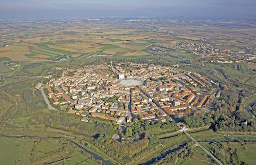 Vista aérea de Palmanova - Itália