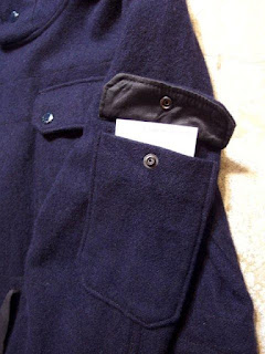 Engineered Garments "Over Parka in Dk.Navy 16oz Wool Flannel" Fall/Winter 2015 SUNRISE MARKET