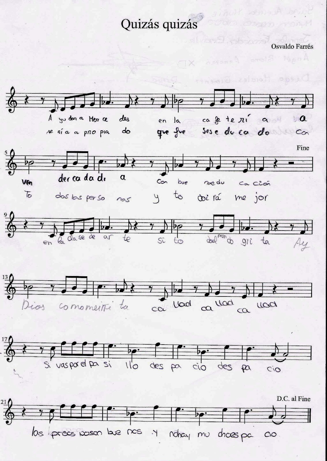 manners and more(s) Why they still matter New lyrics for 'Quizas quizas'