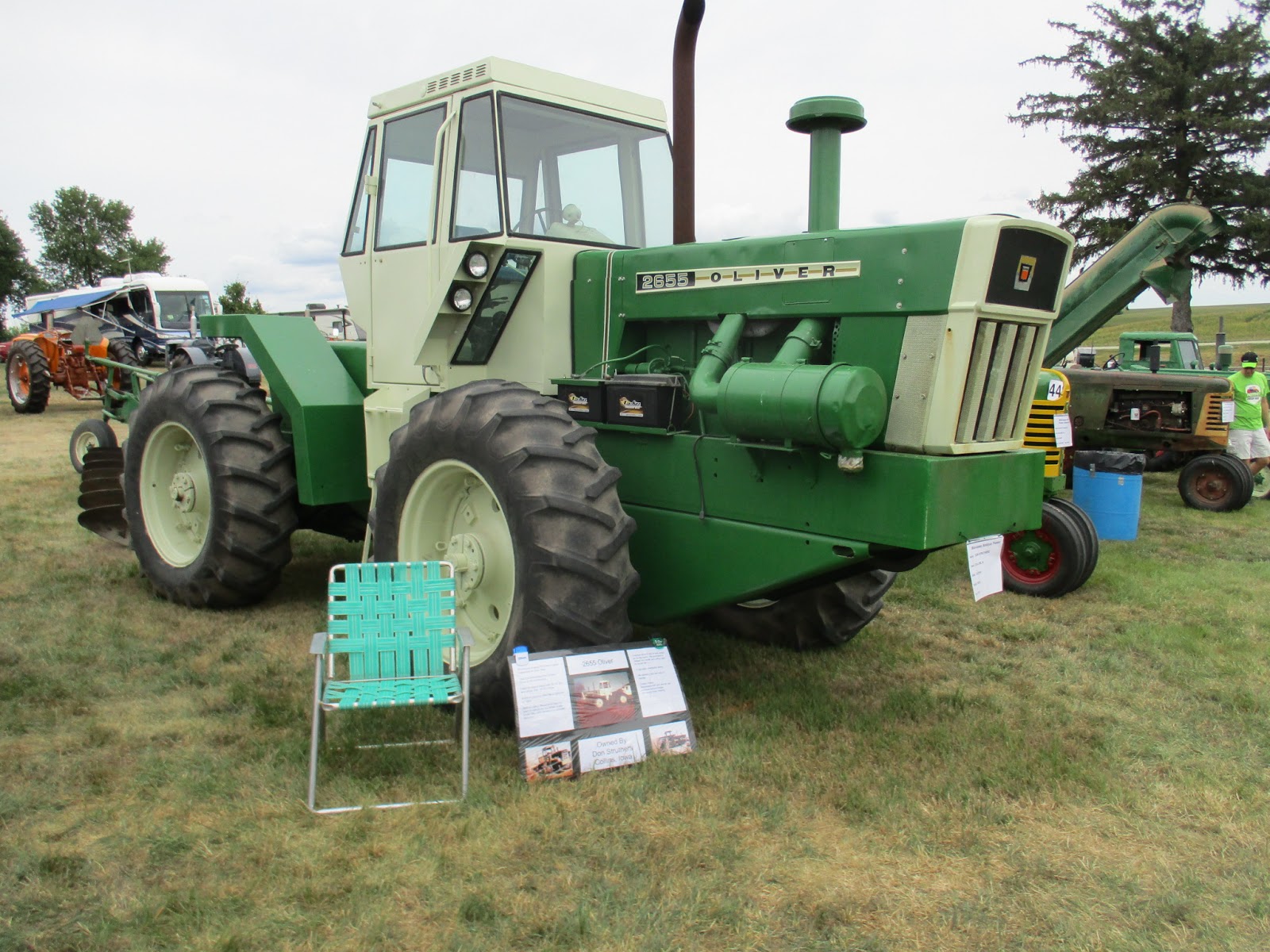 JUST ME For the love of Oliver tractors (warning Many tractor