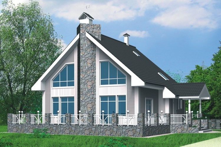 Prefabrik Evler Projesi bitmiş bir düblex prefabrik ev