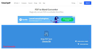 Konversi File PDF Menggunakan SmallPDF