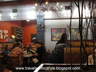 interior of Branches Wood Fired Chop House in Ukiah, California