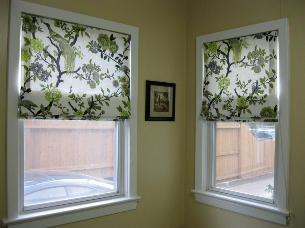 Maria Elena Designs DIY Roman Shade Back Side