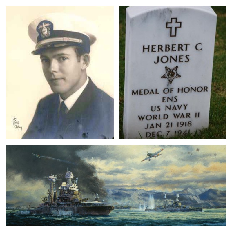WW2 Fallen 100 WW2 Pearl Harbor Fallen Medal of Honor hero Herbert Jones