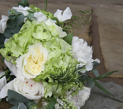 The Flower Magician: Gorgeous Sage and Soft Green Wedding Bouquet