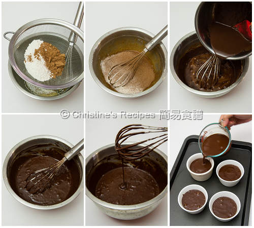 軟心朱古力布甸製作圖 Chocolate Self-Saucing Pudding Procedures02