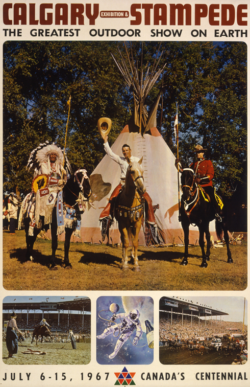 Vintage Calgary Stampede Posters Alberta