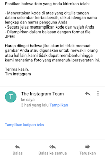 Cara Mengembalikan Akun Instagram yang Di banned