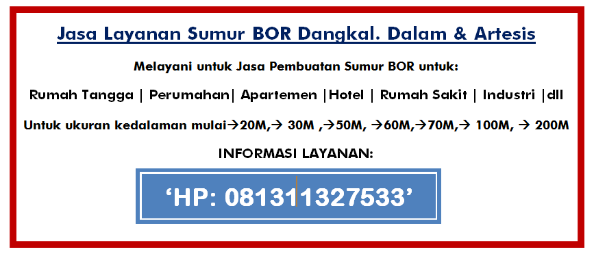 contoh surat permohonan pengeboran air tanah