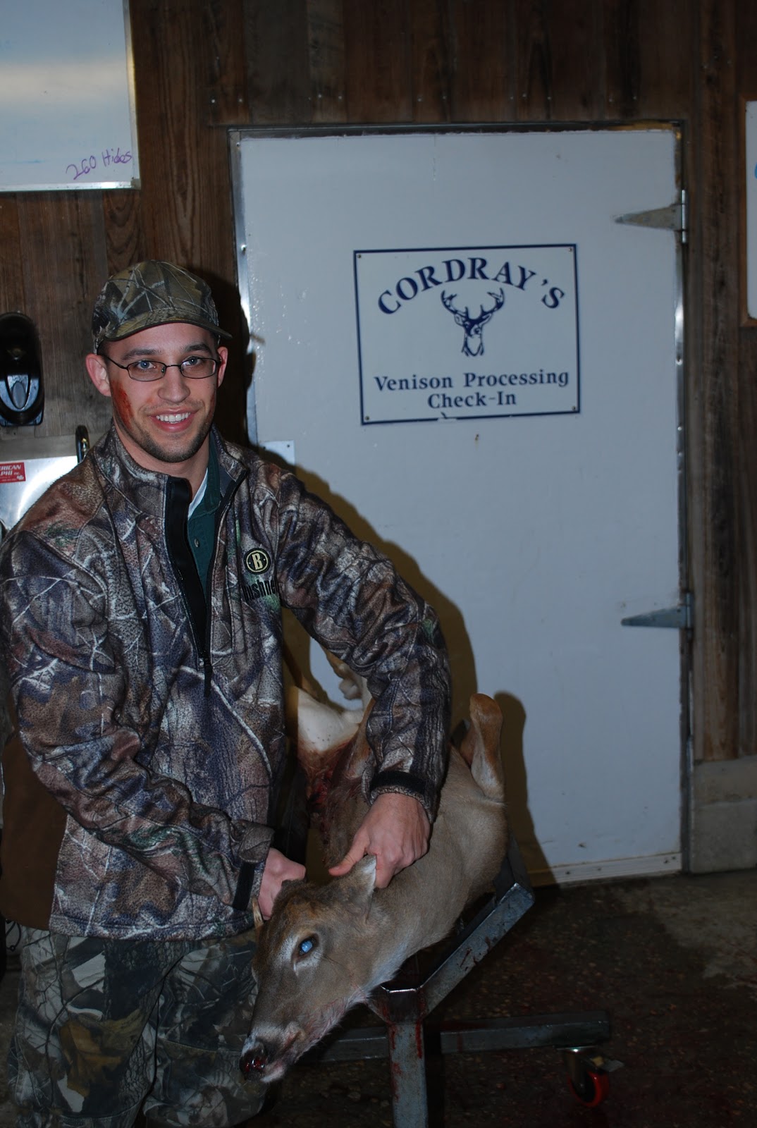 Cordray's Aaron Wood brought in his first deer and joined the Cordray