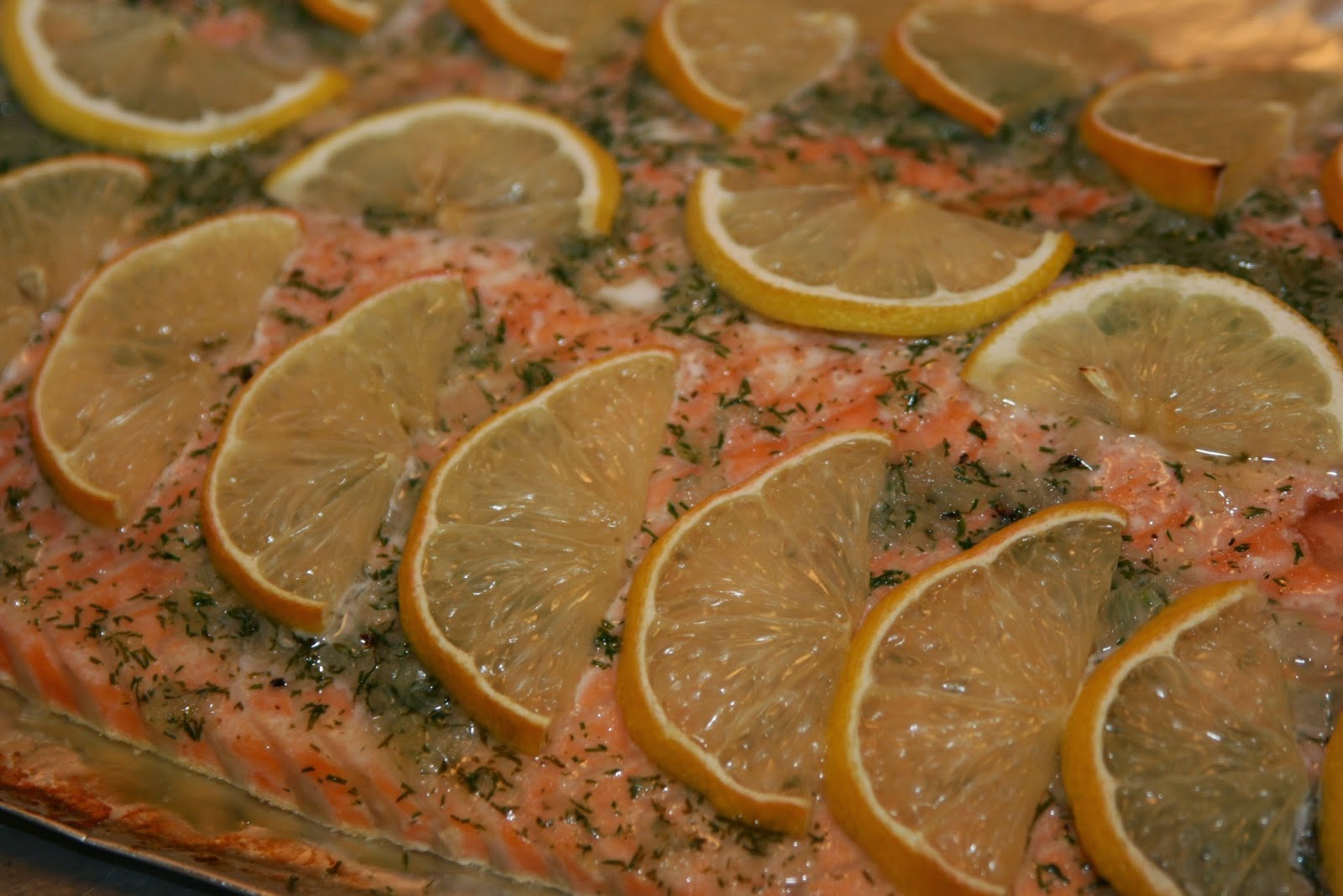 handmade&homemade: Oven Roasted Side of Salmon