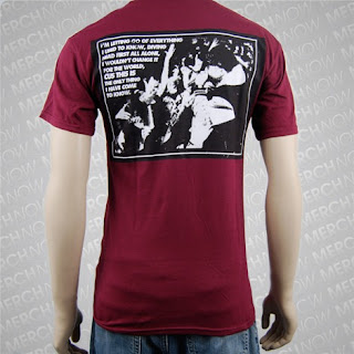 demise shirt kaos hardcore band maroon crest