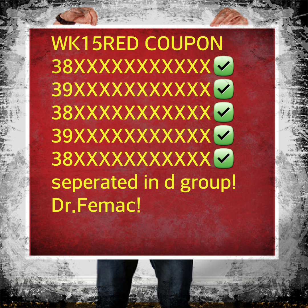 week 23 coupon draws prediction