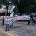 Servidores da saúde protestam na av. Salgado Filho