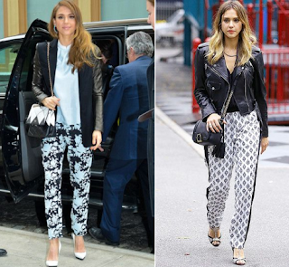 Celana model monokrom monokrom pants fashion