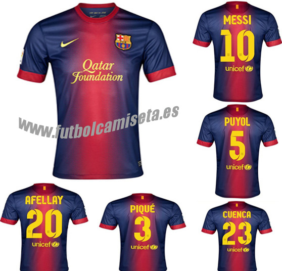 Nuevas Camiseta del FC Barcelona: Nuevas Camiseta del FC Barcelona 2012-13