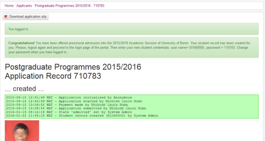 How to Check Your Uniben PostGraduate School Fees St Charles Edu