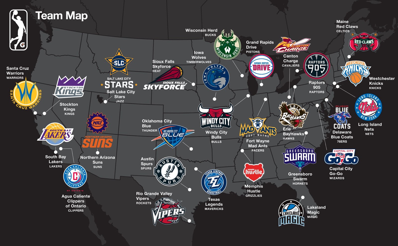 The NBA GLeague will have 27 teams for the 20182019 season
