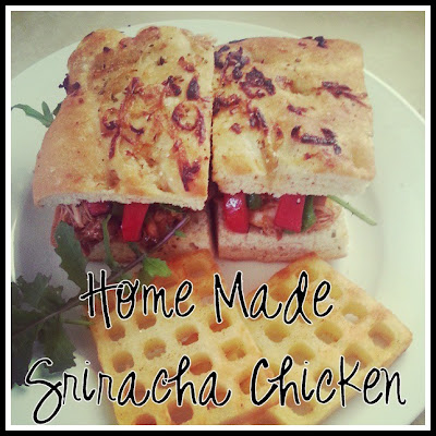 home made sriracha chicken