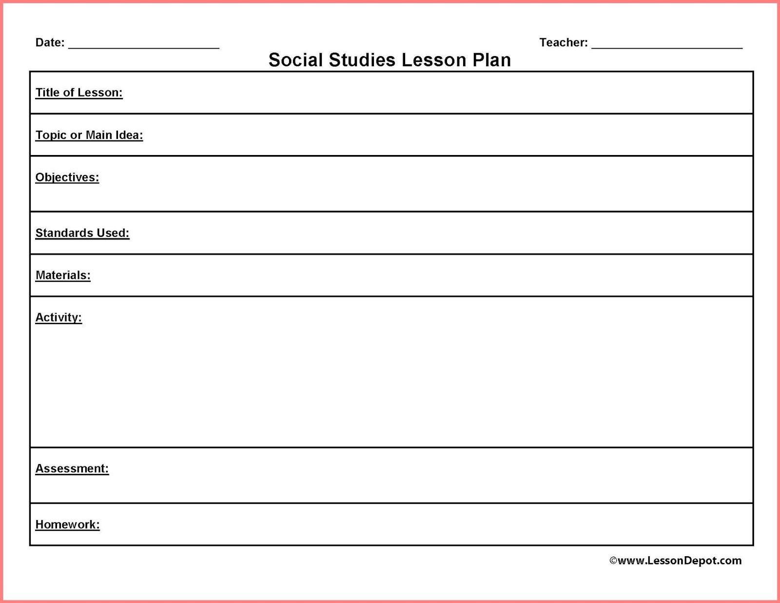plan free template search results for free blank lesson plan templates plan free template search results for free blank lesson plan templates