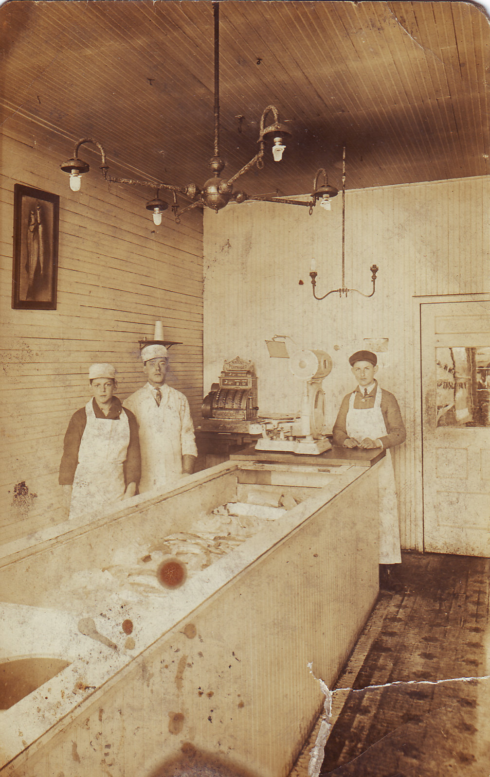 Vintage Johnstown Gloor Butcher Shop Nanty Glo abt 1915