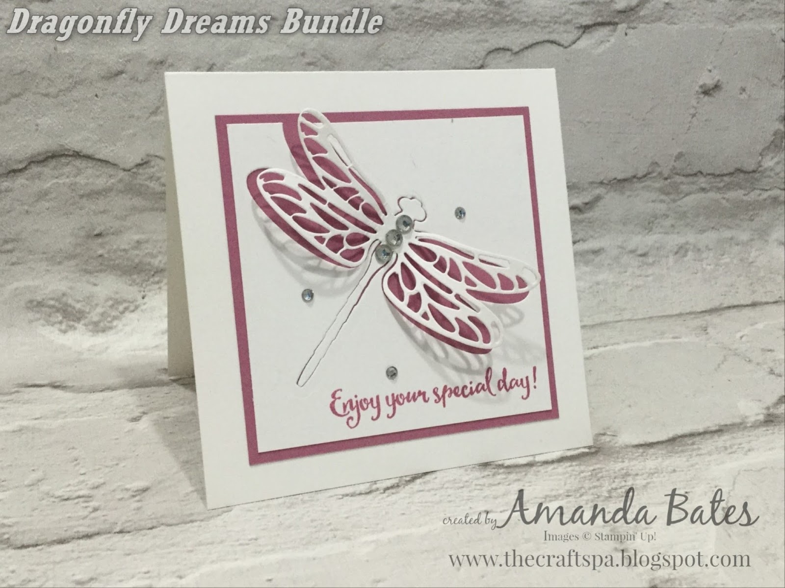 The Craft Spa Stampin' Up! UK independent demonstrator Dragonfly