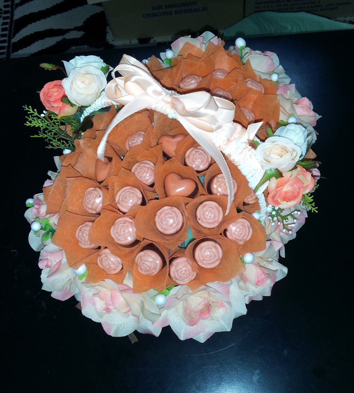 NN Craft Chocolates  Chocolate  in Flower Basket 