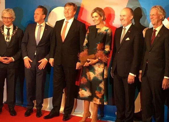 Queen Maxima wore a Natan branded dress again which is her favorite brand at opening events of Leeuwarden-Friesland European Capital of Culture 2018