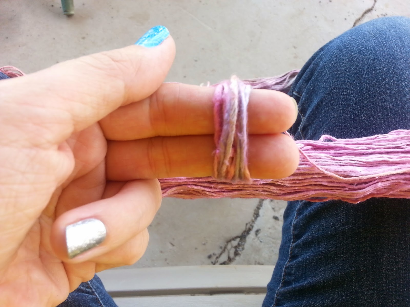 String With Style How to Wind a Hank Into a Ball Without a Ball