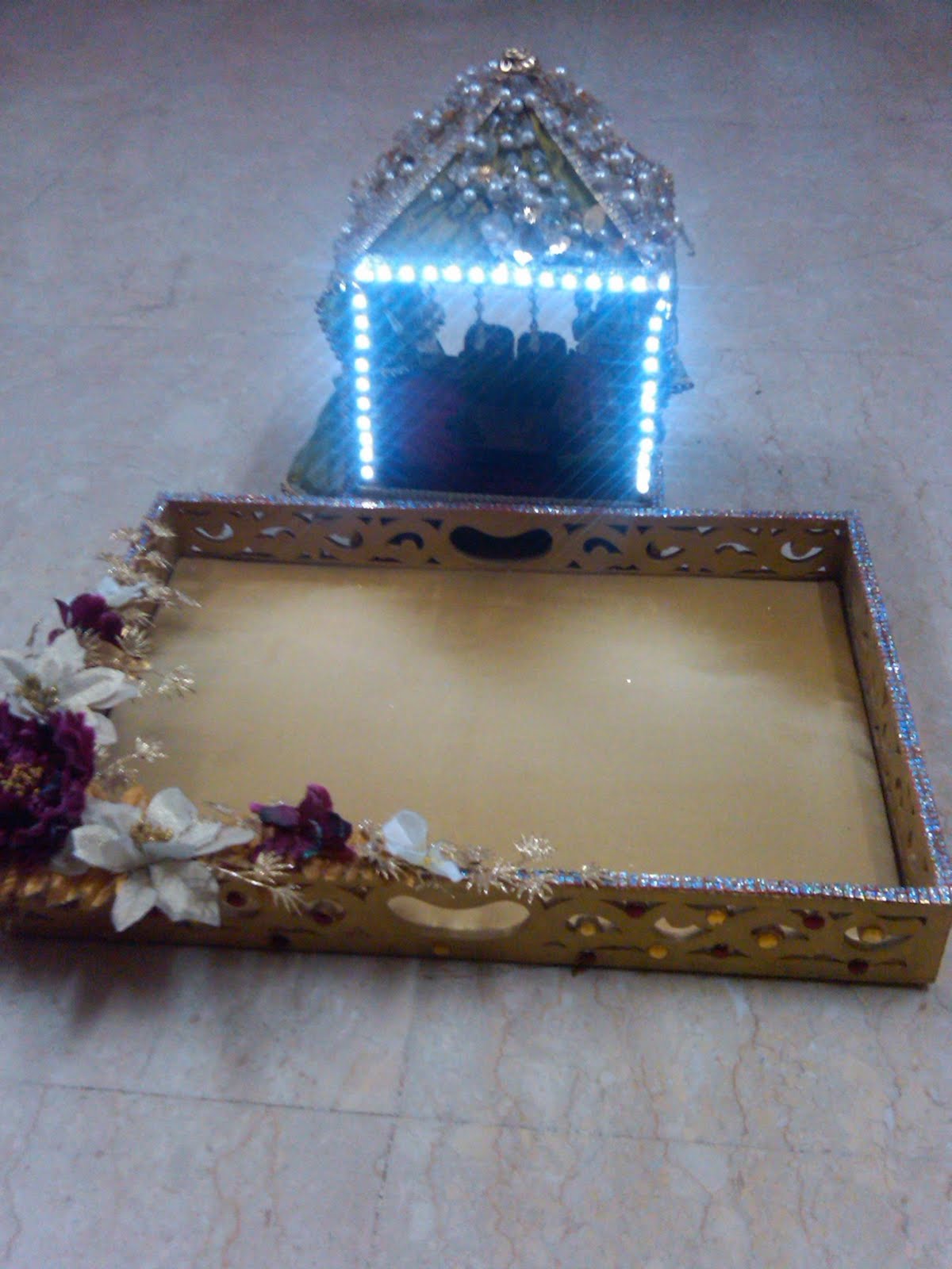RANJANA ARTS ring ceremony tray trousseau packing trays wedding packing