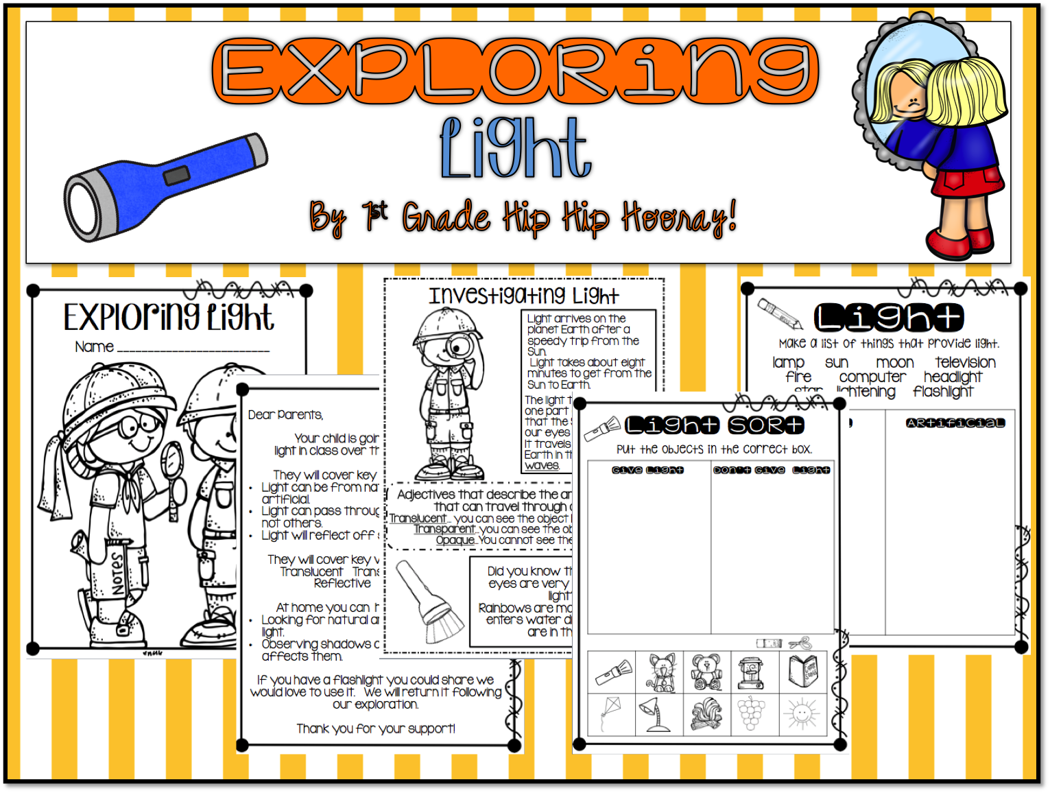 Light And Sound Activities For First Grade