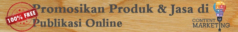  Promosi Produk dan Jasa di Publikasi Online