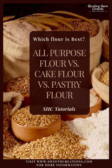 SHC TUTORIALS WHICH FLOUR IS BEST? – ALL PURPOSE FLOUR vs. CAKE FLOUR vs. PASTRY FLOUR