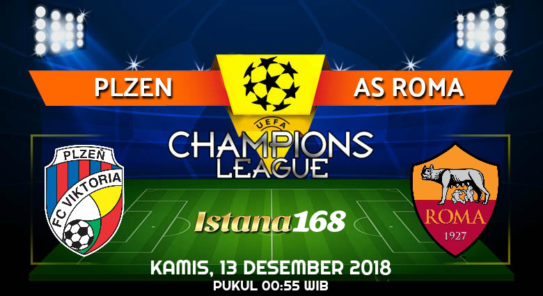 Prediksi Plzen vs AS Roma 13 Desember 2018