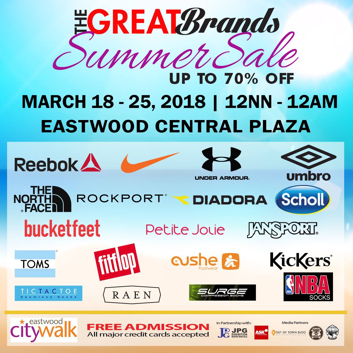 Manila Shopper The Great Brands Summer SALE at Eastwood March 2018