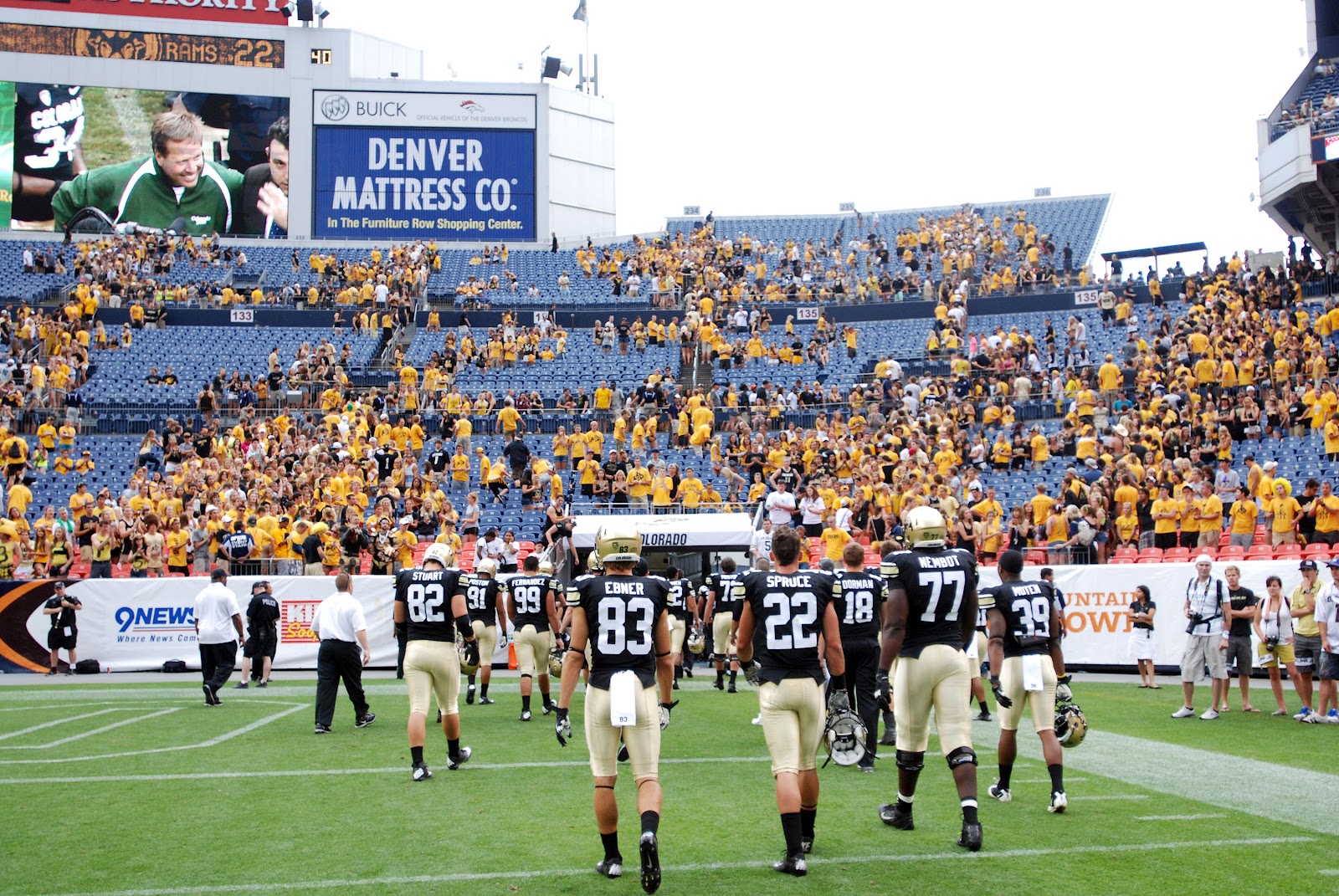 The View From 5430' CU vs. CSU 2012