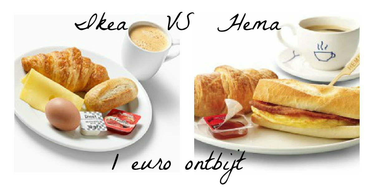 verhaal ontspannen kruising PiinkBeautyPrincess: Ikea VS Hema 1,- ontbijt