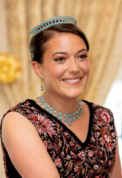 Maria Teresa's Scroll Tiara, Princess Stephanie's butterfly tiara, Princess Alexandra's Charlotte’s Pearl and Diamond Choker tiara