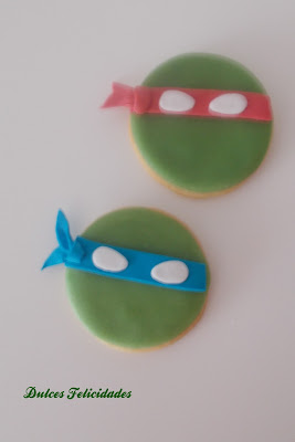 Galletas Tortugas Ninja Fondant Galletas Tortugas Ninja Fondant