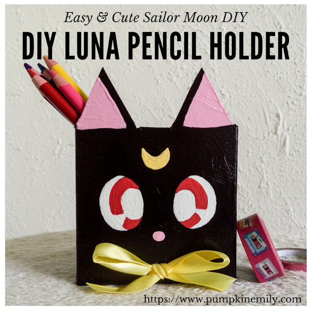 DIY Luna Pencil Holder | Easy & Cute Sailor Moon DIY