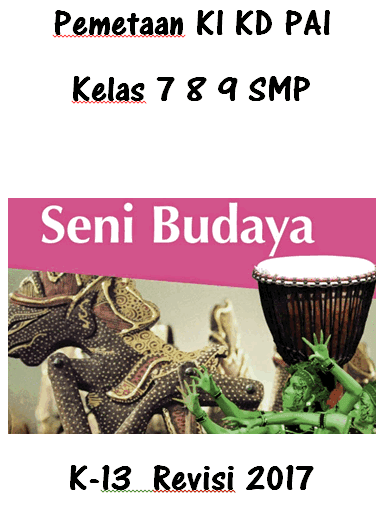 Gambar Pemetaan KI KD Seni Budaya Kelas 7 8 9 SMP K-13 Revisi 2017