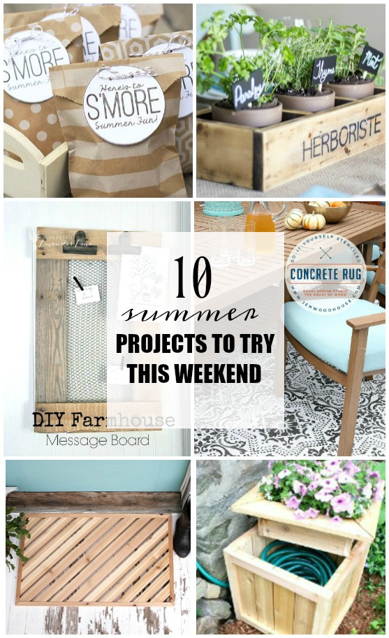 Can't miss DIY SUMMER projects to try this weekend