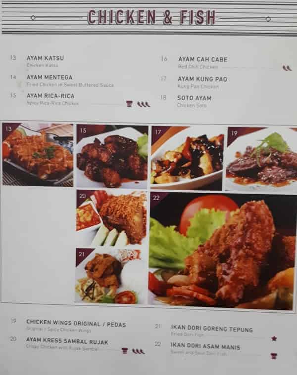 Beragam Masakan Chicken Fish (Ayam dan Ikan) Resto Anggrek Menu Masaan Ayam dan Ikan Resto Anggrek