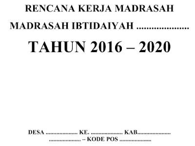 Contoh RKM dan RKT SD/MI Terbaru 2016/2017 doc