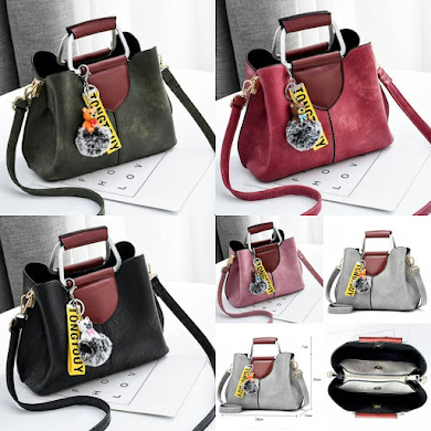 MULTI FUNCTION BAG - ARMY GREEN , BLACK , DUSTY PINK , GREY , RED