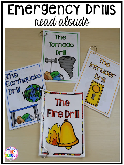 Emergency Drills Visual Routine Posters & Supports (Fire Drill