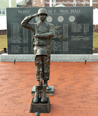 The Perry County Memorial Wall in Marysville Pennsylvania