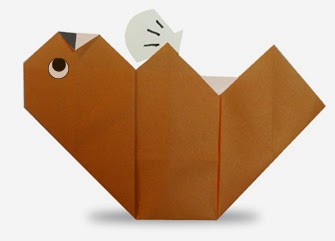 Hướng dẫn cách gấp con Rái Cá Biển bằng giấy đơn giản - Xếp hình Origami với Video clip
