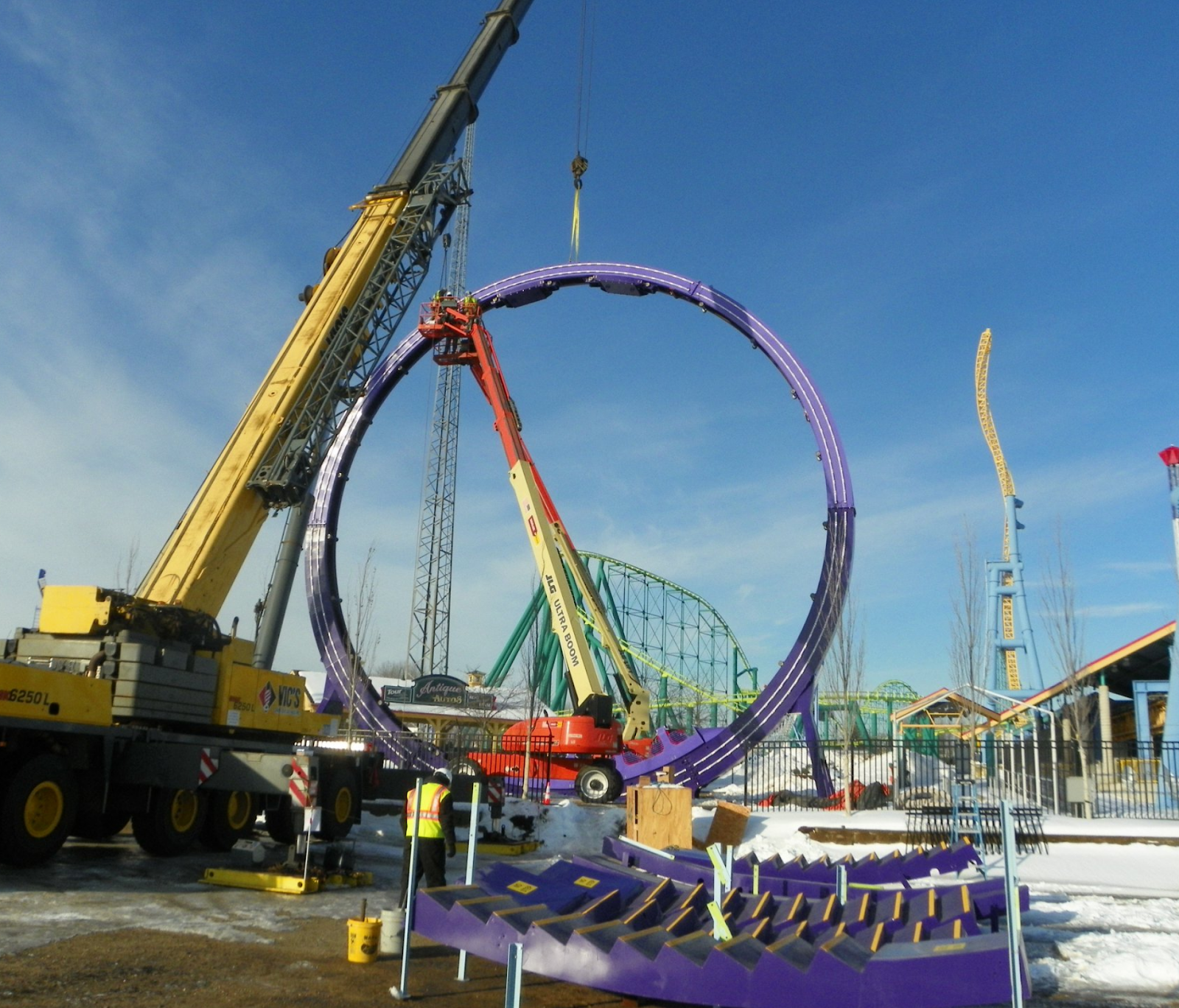 NewsPlusNotes New Thrill Ride Delirious Rises at Valleyfair